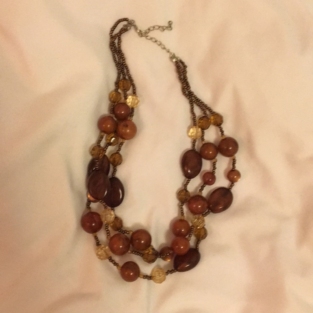 Brown necklace